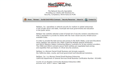 Desktop Screenshot of netspec.com